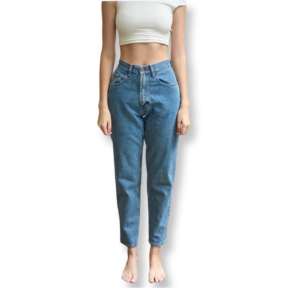 Vintage Eddie Bauer Medium Wash Jeans Women’s Femme Petite - Picture 3 of 9